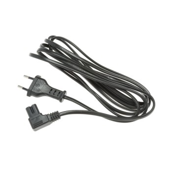 Euro Netzcâble 230V 3m, 2 polig, gewinkelt,, Steckertyp 26, câbleende C7 Euro Netzcâble 230V 3m, 2 polig, gewinkelt,, Steckertyp 26, câbleende C7