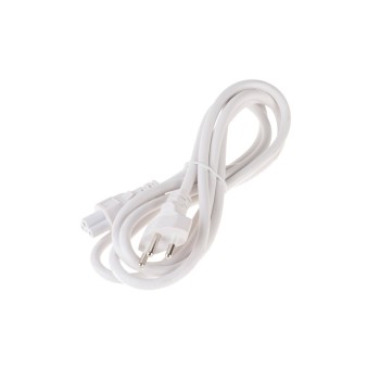 Netzcâble 250V / 2.5A, 2m, 3 polig, Stecker Typ12, C5, blanc Netzcâble 250V / 2.5A, 2m, 3 polig, Stecker Typ12, C5, blanc