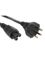 Netzcâble 250V / 2.5A, 3.0m, 3 polig, Stecker Typ12, C5, noir