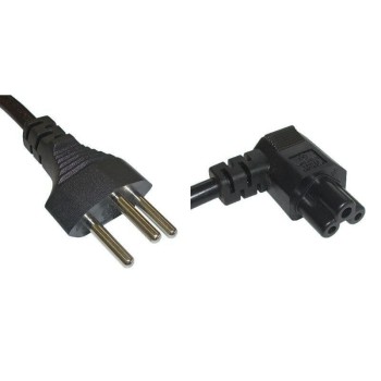 Netzcâble 250V / 2.5A, 2m, 3 polig, Stecker Typ12, C5, noir Netzcâble 250V / 2.5A, 2m, 3 polig, Stecker Typ12, C5, noir