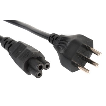 Netzcâble 250V / 2.5A, 8m, 3 polig, Stecker Typ12, C5, noir Netzcâble 250V / 2.5A, 8m, 3 polig, Stecker Typ12, C5, noir