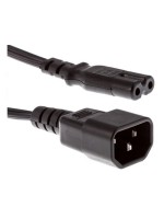 Anschlusscâble C14 / C7 2.0 m noir, H05VVH2ÿ0,75mm², 2.5 A