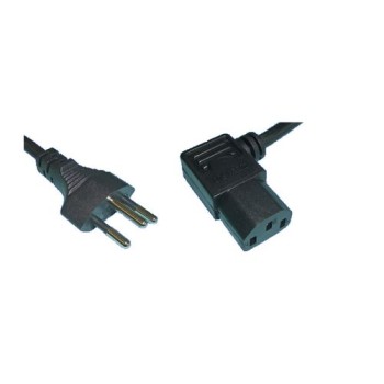 Diggelmann Câble réseau 1 m C13-T12 coudé vers la gauche Diggelmann Câble réseau 1 m C13-T12 coudé vers la gauche