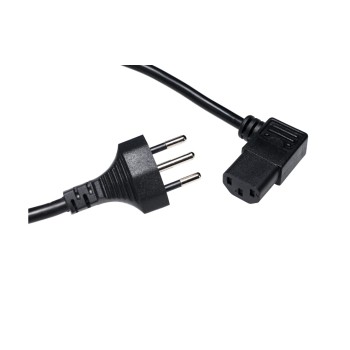 Diggelmann Câble réseau 5 m C13-T12 coudé vers la gauche Diggelmann Câble réseau 5 m C13-T12 coudé vers la gauche