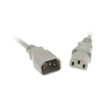 Gerätekabel C13-C14, 1.5m, grau, H05VV-F 3G 0,75mm²