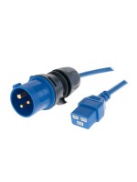 Diggelmann Netzkabel CEE16/3-C19, 2 m, blau, H05VV-F 3G 1.5mm²