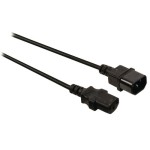 Gerätecable C13-C14, 2m, black, H05VV-F 3G 0,75mm²