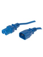 Verlängerungs-Netzcable C14/C15, 5m, blue, H05VV-F3G1.5