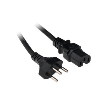 Apparatekabel C15/Typ12, 1m, schwarz, H05RN-F 3G 1.0mm2 Apparatekabel C15/Typ12, 1m, schwarz, H05RN-F 3G 1.0mm2