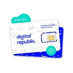 Digital Republic Carte SIM Internet illimité pendant 365 jours – Basse vitesse