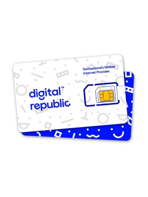 Digital Republic Carte SIM Internet illimité pendant 365 jours – Haute vitesse