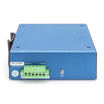 DIGITUS Commutateur PoE Gigabit Ethernet industriel à 8+2 ports L2 administrables