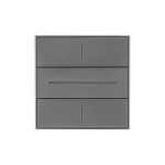 dingz front dunkelgrau, Frontset for dingz base