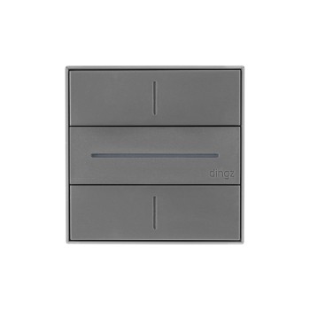 dingz front dunkelgrau, Frontset for dingz base