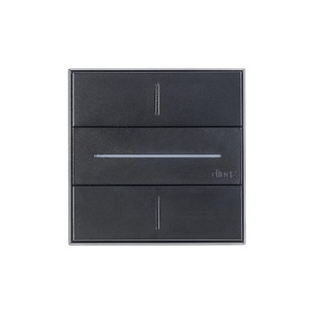 dingz WiFi-Schalter black , Kompletsett for UP Montage