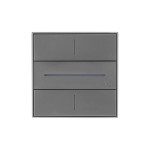 dingz WiFi-Schalter dunkelgrau, Kompletsett for UP Montage