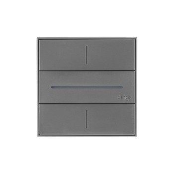 dingz WiFi-Schalter dunkelgrau, Kompletsett for UP Montage