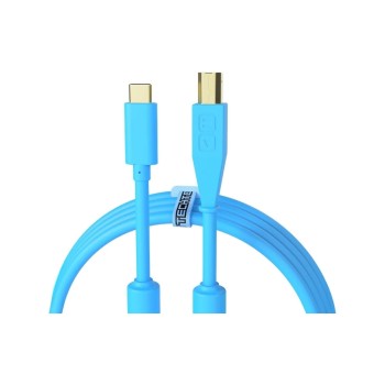 DJ Techtools Chroma USB-C vers USB-B, bleu, 1,5 m