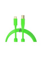 DJ Techtools Chroma Cable C vers B, vert fluo, 1,5 m