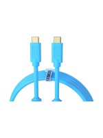 DJ Techtools Chroma USB-C vers USB-C, 1,0 m, bleu
