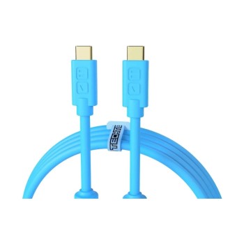 DJ Techtools Chroma USB-C vers USB-C, 1,0 m, bleu