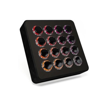 DJ Techtools Midi Fighter Spectra 16 touches d'arcade, noir DJ Techtools Midi Fighter Spectra 16 touches d'arcade, noir