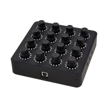 DJ Techtools Midi Fighter Twister 16 encodeurs à bouton-poussoir, noirs DJ Techtools Midi Fighter Twister 16 encodeurs à bouton-poussoir, noirs