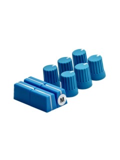 DJ Techtools Kit Chroma Pack Lite Blue Boutons de rechange pour potiche, bleus