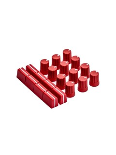 DJ Techtools Chroma Pack Pro Lot de boutons Potik, rouge