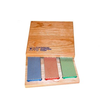 DMT Diamond Whetstone Models 3er-Set, grob, fein and extrafein in Holzbox DMT Diamond Whetstone Models 3er-Set, grob, fein and extrafein in Holzbox