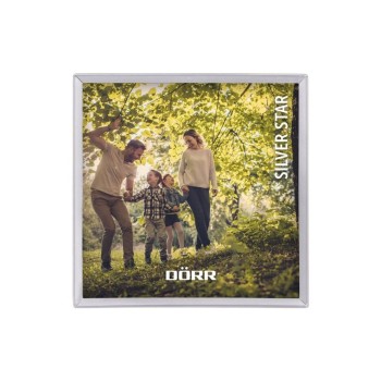Dörr Bilderrahmen Silver Star Roma, Metall, 10 x 10 cm, Silber, matt Dörr Bilderrahmen Silver Star Roma, Metall, 10 x 10 cm, Silber, matt