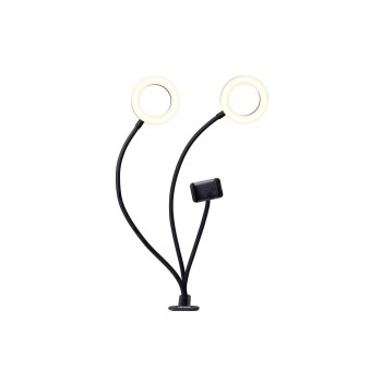 Dörr LED Selfie 2-er Ringlicht SLR Bi-Color, zum Klemmen Dörr LED Selfie 2-er Ringlicht SLR Bi-Color, zum Klemmen