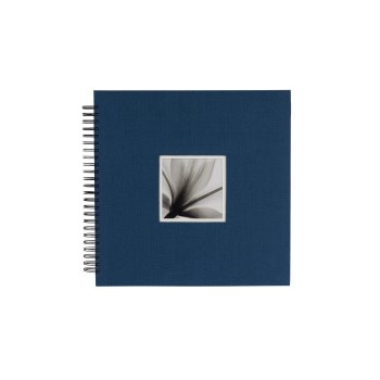 Dörr Spiralalbum Unitex Blau 34 x 34, Bildfor 34 x 34 cm, 20 Blätter | 40 Seiten