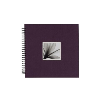 Dörr Spiralalbum Unitex Violett 34 x 34, Bildfor 34 x 34 cm, 20 Blätter | 40 Seiten