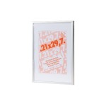 Dörr Cadre photo avec agrafes métalliques Argenté, 21 x 29.7 cm