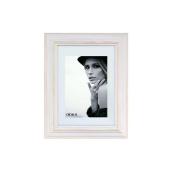 Dörr Bilderrahmen Boho aus Holz, Weiss, 10x15 cm Dörr Bilderrahmen Boho aus Holz, Weiss, 10x15 cm