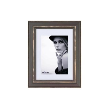 Dörr Bilderrahmen Boho aus Holz, Grau, 30x40 cm Dörr Bilderrahmen Boho aus Holz, Grau, 30x40 cm