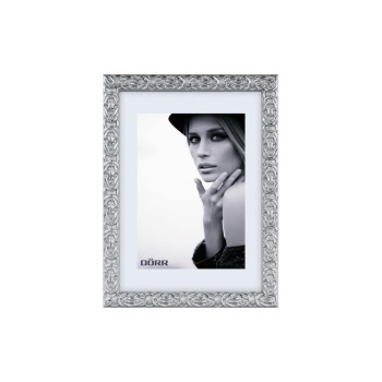 Dörr BilderrahmenOrnament,Holz, Silber, 10x15 cm Dörr BilderrahmenOrnament,Holz, Silber, 10x15 cm