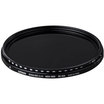 Digiline Slim Variabler Graufilter ND2-400, 58 mm Digiline Slim Variabler Graufilter ND2-400, 58 mm