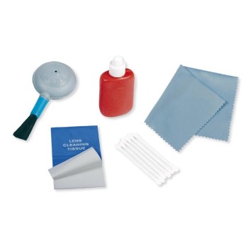 Dörr Reinigungs-Kit 5-tlg. CK-05, Blasepinsel, Fluid, Stäbchen, Papier u Tuch Dörr Reinigungs-Kit 5-tlg. CK-05, Blasepinsel, Fluid, Stäbchen, Papier u Tuch