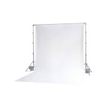 Dörr Hintergrundstoff blanc 2.4x2.9m, Masse 2.4 x 2.9m