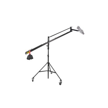 Dörr Mobiles Leuchtenstativ mit Galgen, mit Ausleger, Grösse ca. 2.6m Dörr Mobiles Leuchtenstativ mit Galgen, mit Ausleger, Grösse ca. 2.6m