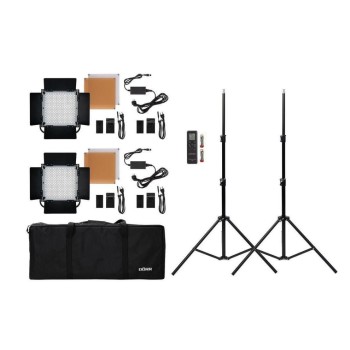 Dörr LED Video Light DLP-1000 Kit Bi-Color Dörr LED Video Light DLP-1000 Kit Bi-Color