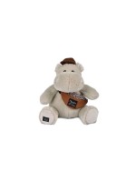 DouDou et compagnie Hippo avec bonnet 20 cm, gris