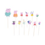 Dr.Oetker Topper pour gâteau Peppa Pig 24 Pièce/s, Multicolore