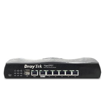 DrayTek Vigor2927 VPN-Router, 2xWAN,5xGigaBit LAN,2xUSB,50xVPN,25xSSL DrayTek Vigor2927 VPN-Router, 2xWAN,5xGigaBit LAN,2xUSB,50xVPN,25xSSL