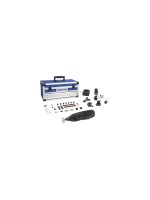 Dremel 8260, 2x 3.0 Ah 12V Li-Ion Batterie, 65 tlg. Zubehör