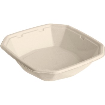 Duni Octabagasse Einwegschale 650ml, 50 Stk. Bagasse braun
