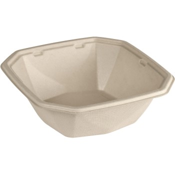 Duni Octabagasse Einwegschale 900ml, 50 Stk. Bagasse braun