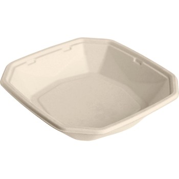 Duni Octabagasse Einwegschale 1000ml, 50 Stk. Bagasse braun